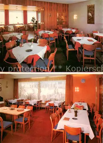 AK / Ansichtskarte Schoenwald_Schwarzwald Cafe Central Pension Restaurant Schoenwald Schwarzwald