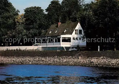 AK / Ansichtskarte Oberkassel_Bonn Cafe Restaurant Bundeshaeuschen Oberkassel Bonn