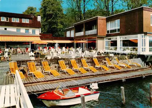 AK / Ansichtskarte Ratzenburg Hotel Restaurant Cafe Der Seehof Terrasse Ratzenburg