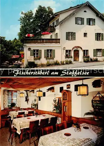 AK / Ansichtskarte 73844793 Seehausen_Staffelsee Fischerstueberl Gaststube Seehausen_Staffelsee