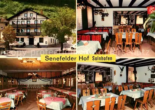 AK / Ansichtskarte 73844809 Solnhofen Senefelder Hof Gastraeume Solnhofen