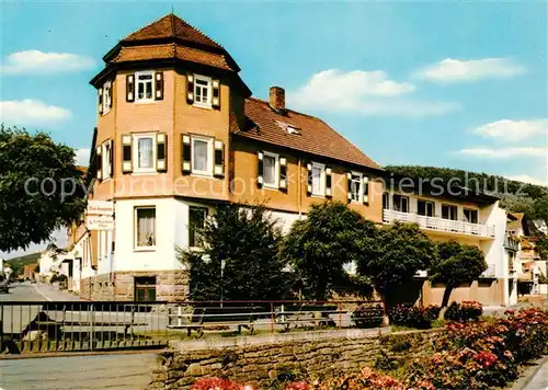 AK / Ansichtskarte  Zell_Odenwald Gasthaus Pension Zur Krone Zell Odenwald