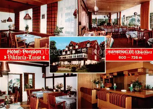 AK / Ansichtskarte  Hahnenklee-Bockswiese_Harz Hotel Pension Viktoria Luise Gastraeume Bar Hahnenklee-Bockswiese