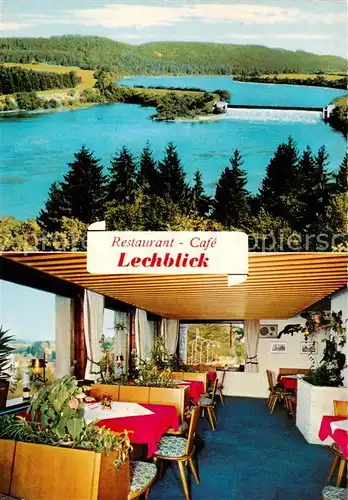 AK / Ansichtskarte 73844860 Denklingen_Oberbayern Restaurant Cafe Lechblick Gaststube Denklingen Oberbayern