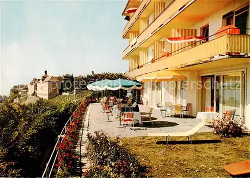 AK / Ansichtskarte  Meersburg_Bodensee Terrassen Hotel Weisshaar Meersburg Bodensee