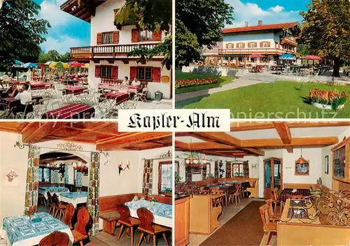 AK / Ansichtskarte 73844864 Schaftlach Cafe Kapler Alm Gastraeume Terrassen Schaftlach