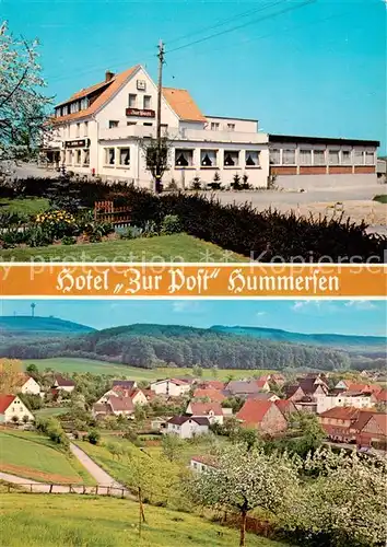 AK / Ansichtskarte 73844879 Hummersen Hotel Zur Post Panorama Hummersen