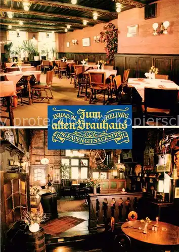AK / Ansichtskarte 73844886 Lueneburg Restaurant Zum alten Brauhaus Gastraeume Lueneburg