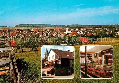 AK / Ansichtskarte 73844897 Schwaigern Gasthaus Metzgerei Baelz Verkaufstheke OT Stetten am Heuchelberg Schwaigern