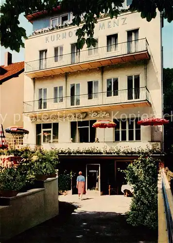 AK / Ansichtskarte  Bad_Salzuflen Kurhotel Menz Restaurant Cafe Bad_Salzuflen