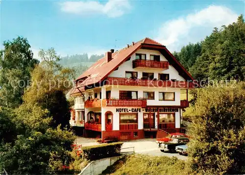 AK / Ansichtskarte 73844907 Bad_Herrenalb Hotel Pension Cafe Waldschloesschen Bad_Herrenalb