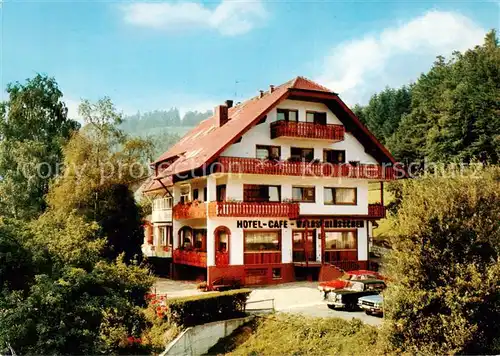 AK / Ansichtskarte  Bad_Herrenalb Hotel Pension Cafe Waldschloesschen Bad_Herrenalb