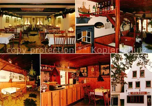 AK / Ansichtskarte 73844916 Toenning_Nordseebad Restaurant Cafe Old Toenn Gastraeume Theke Toenning_Nordseebad
