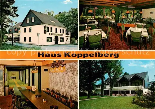 AK / Ansichtskarte 73844943 Wipperfuerth Hotel Restaurant Cafe Haus Koppelberg Gaststube Kegelbahn Wipperfuerth