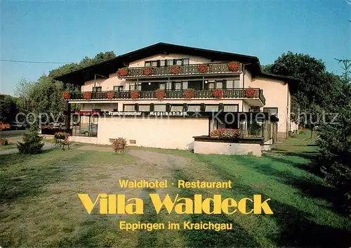 AK / Ansichtskarte 73844977 Eppingen Waldhotel Restaurant Villa Waldeck  Eppingen