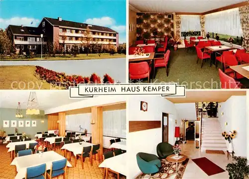 AK / Ansichtskarte  Bad_Westernkotten Kurheim Haus Kemper Gastraeume Bad_Westernkotten