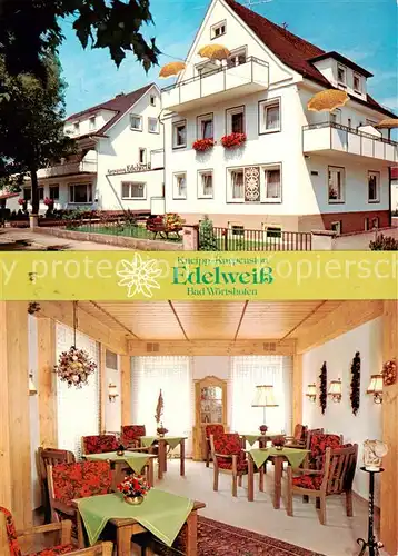 AK / Ansichtskarte  Bad_Woerishofen Kneipp Kurpension Edelweiss Gaststube Bad_Woerishofen