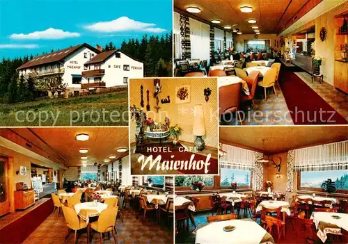 AK / Ansichtskarte 73845002 Waldmichelbach Hotel Cafe Maienhof Gastraeume Waldmichelbach