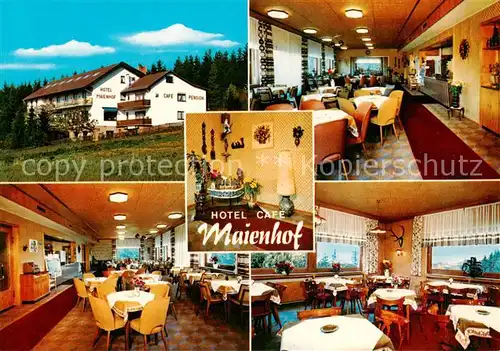 AK / Ansichtskarte  Waldmichelbach Hotel Cafe Maienhof Gastraeume Waldmichelbach