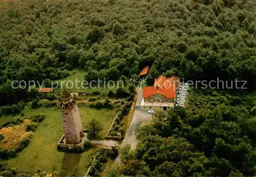 AK / Ansichtskarte  Arnshausen Hoehengaststaette Wittelsbacher Turm Fliegeraufnahme Arnshausen