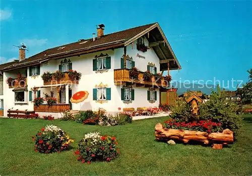 AK / Ansichtskarte  Wallgau Gaestehaus Alpenrose Appartementhaus Wallgau