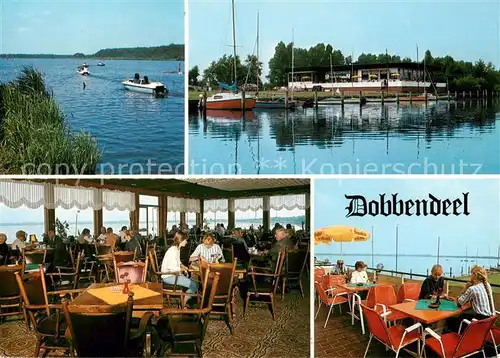 AK / Ansichtskarte 73845022 Bederkesa_See Restaurant Cafe Dobbendeel Gastraum Terrasse Bederkesa See