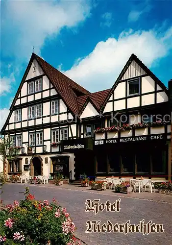 AK / Ansichtskarte  Hoexter_Weser Hotel Niedersachsen Hoexter Weser