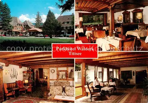 AK / Ansichtskarte  Titisee Parkhotel Waldeck Gastraeume Foyer Titisee