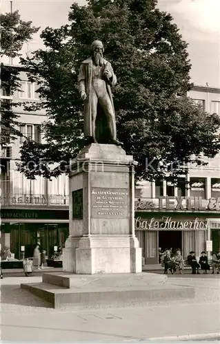 AK / Ansichtskarte 73845102 Mainz__Rhein Gutenberg Denkmal 