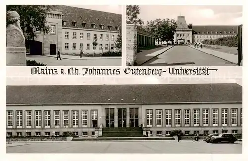 AK / Ansichtskarte 73845108 Mainz__Rhein Johannes Gutenberg Universitaet Details 
