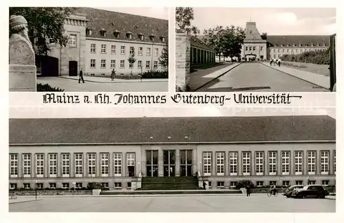 AK / Ansichtskarte  Mainz__Rhein Johannes Gutenberg Universitaet Details 