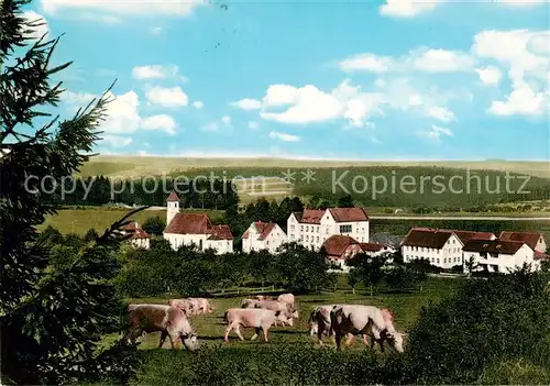 AK / Ansichtskarte  Heiligenbronn_Schramberg Wallfahrtskirche und Knabenheim St Antonius Heiligenbronn Schramberg