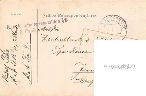 AK / Ansichtskarte Kuenstlerkarte Assmann Richard Schlesier Heim Suedwestfront 1917 