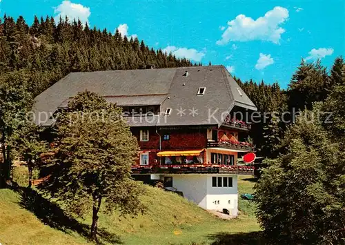 AK / Ansichtskarte  Hornberg_Schwarzwald Hoehengasthof Pension Schoene Aussicht Hornberg Schwarzwald