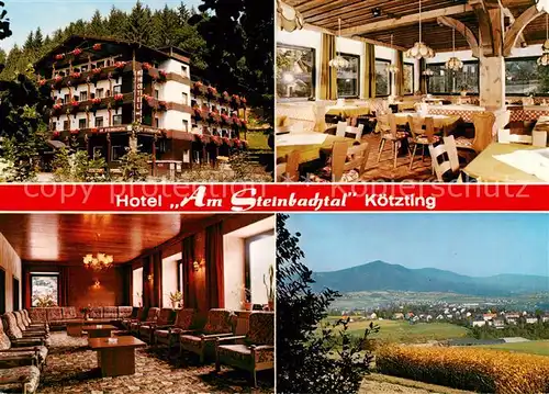 AK / Ansichtskarte 73845184 Koetzting Hotel Am Steinbachtal Gaststube Konferenzraum Panorama Koetzting