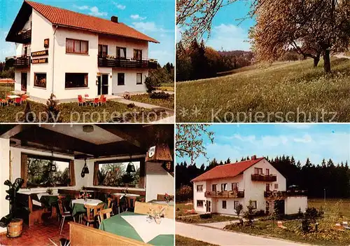 AK / Ansichtskarte 73845190 Hohenbrach Pension Restaurant Tannenhof Gaststube Panorama Hohenbrach