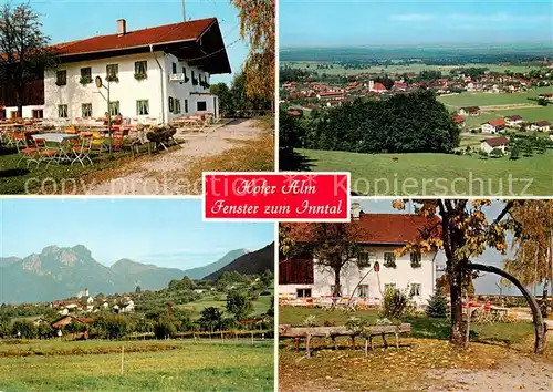 AK / Ansichtskarte  Feilnbach_Bad Hofer Alm Terrasse Panorama Garten Feilnbach_Bad