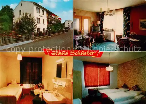 AK / Ansichtskarte  Bad_Salzschlirf Haus Schuster Zimmer Appartement Bad_Salzschlirf