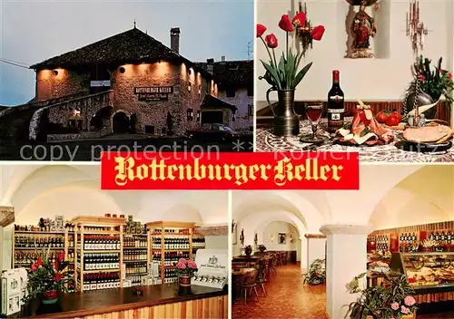 AK / Ansichtskarte 73845209 Kaltern_Caldaro_Suedtirol_IT Rottenburger Keller Weinkeller mit Jausenstation Weingeschaeft 