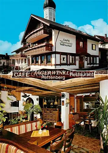 AK / Ansichtskarte  Rettenberg_Oberallgaeu Cafe Jaegerwinkl Restaurant Gaststube Rettenberg Oberallgaeu