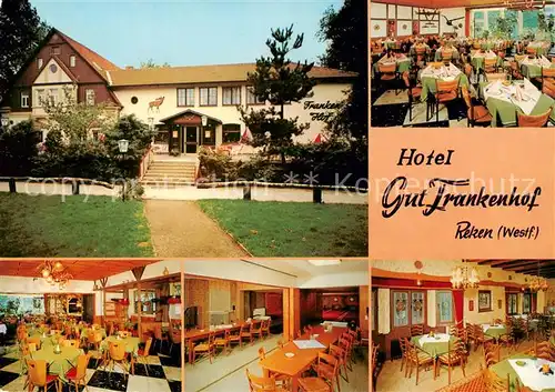 AK / Ansichtskarte 73845217 Reken Hotel Gut Frankenhof Gastraeume Kegelbahn Reken