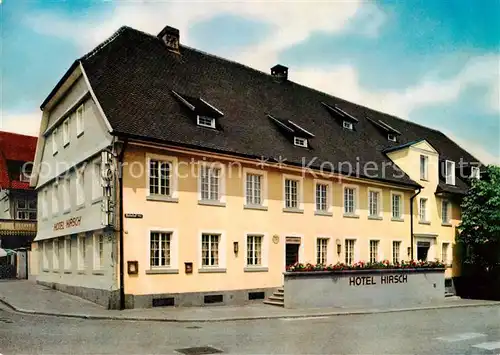 AK / Ansichtskarte  St_Georgen_Schwarzwald Hotel Hirsch St_Georgen_Schwarzwald