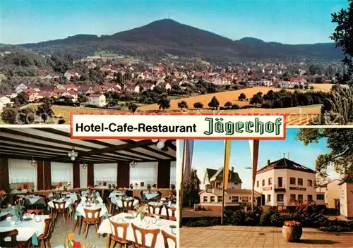 AK / Ansichtskarte 73845238 Koenigswinter Hotel Cafe Restaurant Jaegerhof Panorama Gastraum Koenigswinter