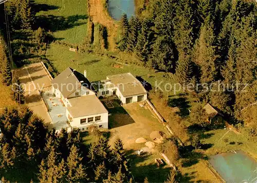 AK / Ansichtskarte  Neustrassburg Pension Waldschenke Fliegeraufnahme Neustrassburg