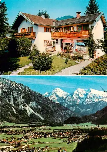 AK / Ansichtskarte  Ruhpolding Haus Greiner Panorama Ruhpolding