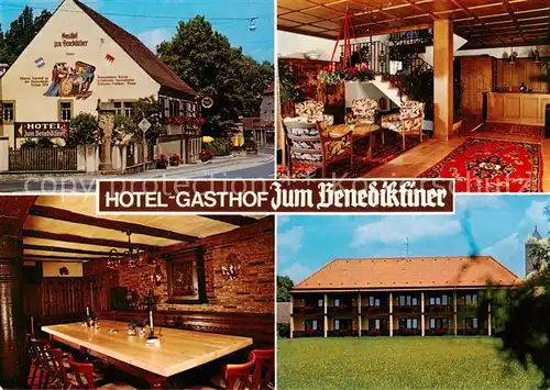 AK / Ansichtskarte 73845320 Muensterschwarzach Hotel Gasthof Zum Benediktiner Gastraeume Muensterschwarzach