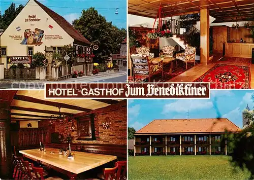 AK / Ansichtskarte  Muensterschwarzach Hotel Gasthof Zum Benediktiner Gastraeume Muensterschwarzach