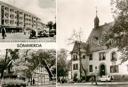 AK / Ansichtskarte  Soemmerda Markt Strasse HOG Michelshoehe Ratskeller am Markt Soemmerda