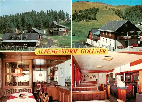 AK / Ansichtskarte 73845367 Aflenz Alpengasthof Gollner Buergeralm Gastraeume Aflenz