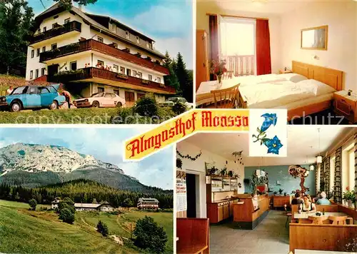 AK / Ansichtskarte  Kapellen_Steiermark Almgasthof Moassa Panorama Zimmer Gastraum Kapellen_Steiermark